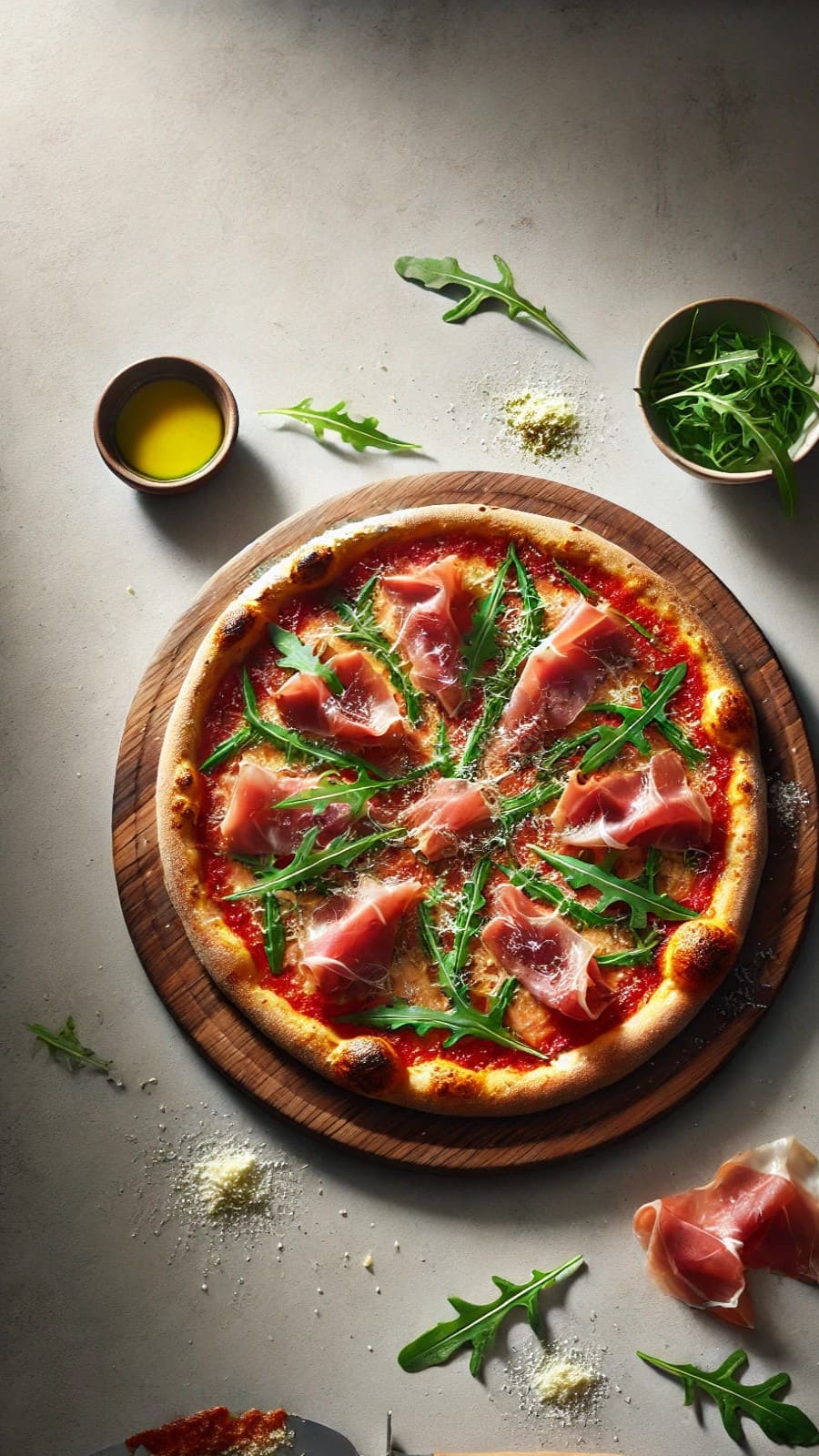 Pizza de Prosciutto